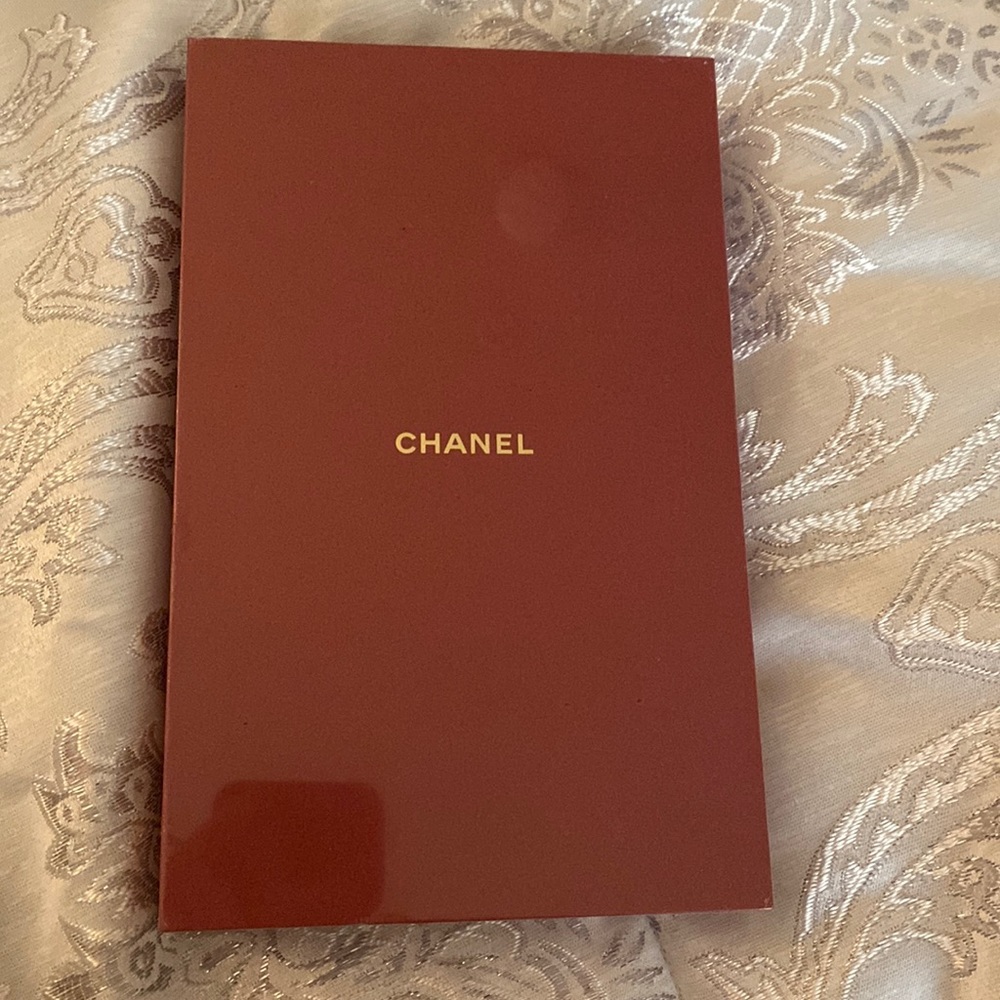 Chanel red notebook